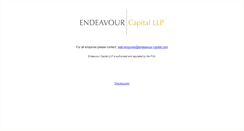 Desktop Screenshot of endeavour-capital.com