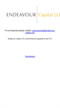 Mobile Screenshot of endeavour-capital.com